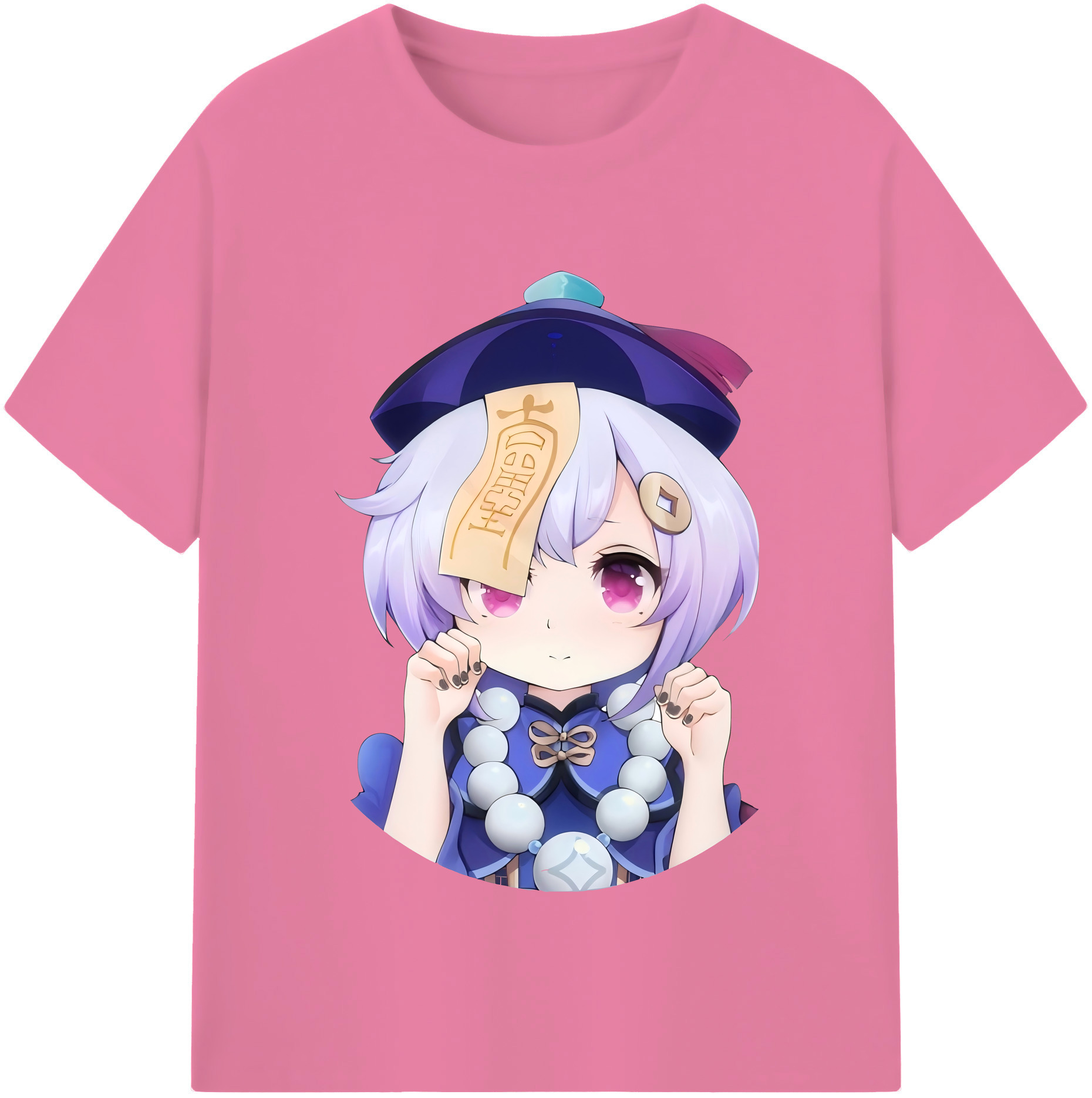 げんし神 七七 なな  genshin Nana 綿100％半袖Tシャツ（フロントプリント）